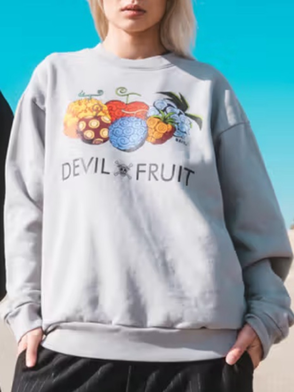 BAIT x One Piece Devil Fruit Comic Con Sweatshirt